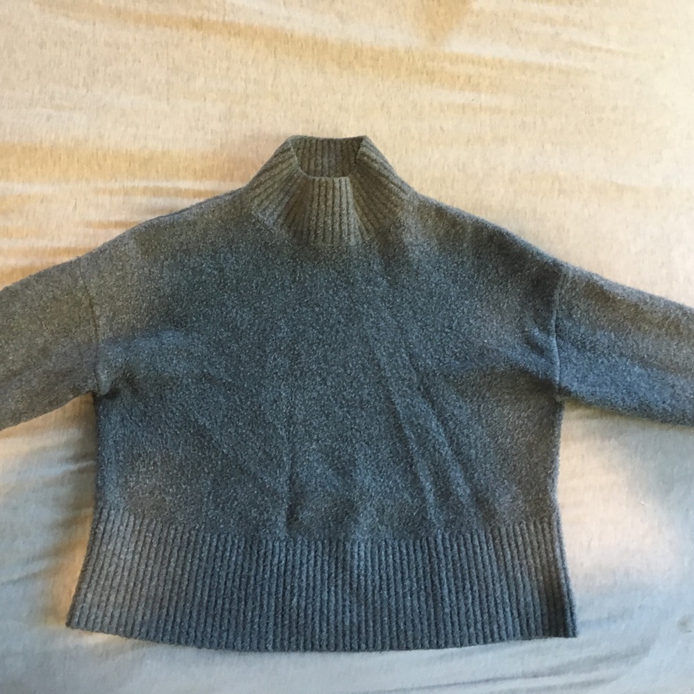 Turtleneck Grey Sweater